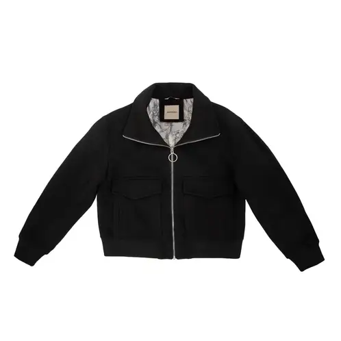 AMPHORA - Bomber Jacket roberta negro