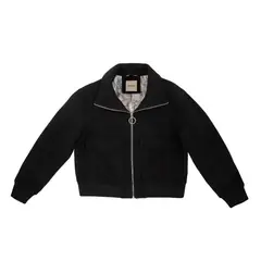 AMPHORA - Bomber Jacket roberta negro