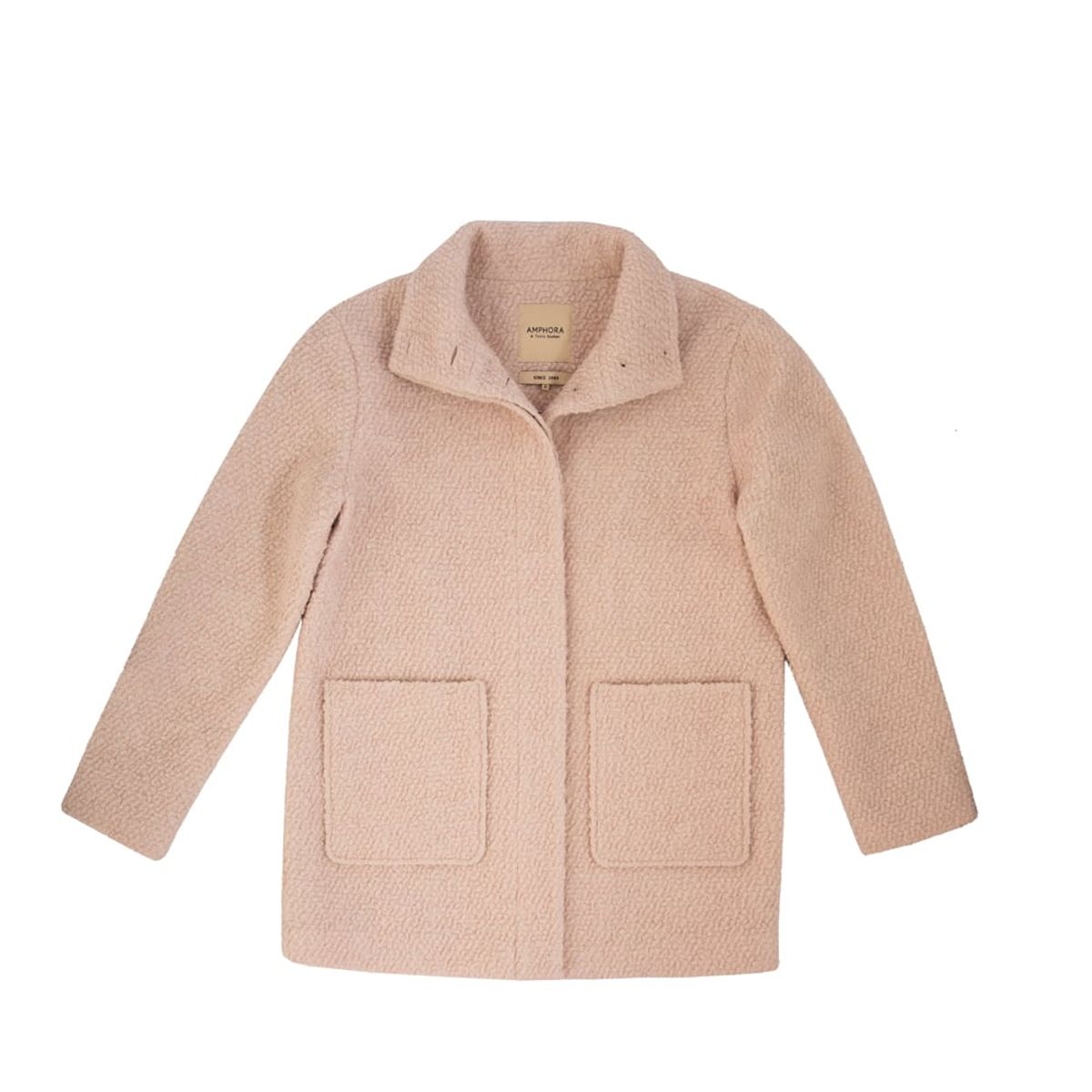 AMPHORA - Chaqueta lara blanco crudo