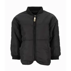 BLACK AND BLUE - Parka niño bomber negro