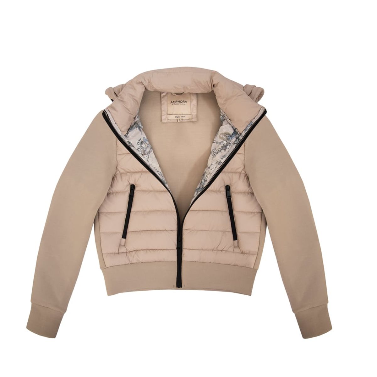 AMPHORA - Puffy jacket manuela beige