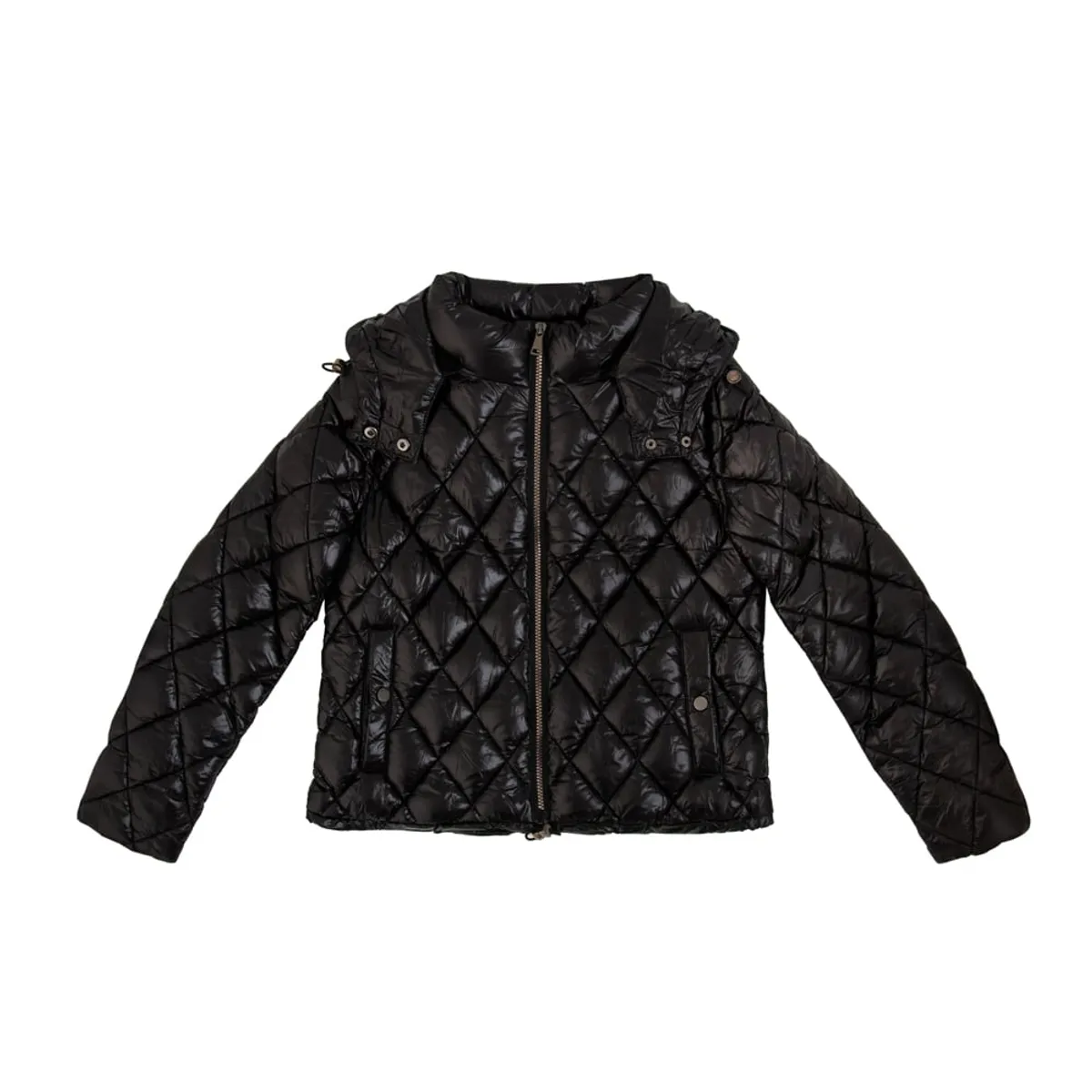 AMPHORA - Puffy jacket martina negro