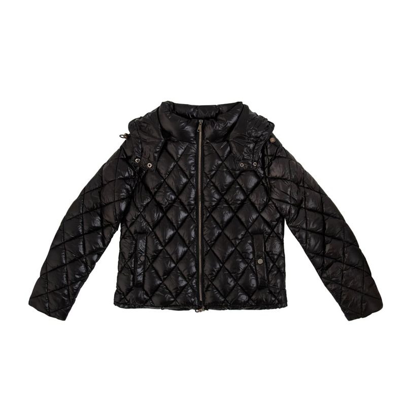 AMPHORA - Puffy jacket martina negro