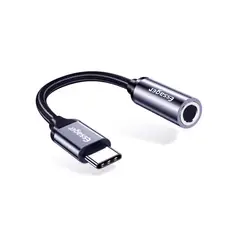 GENERICO - Adaptador Audífonos Aluminio cordón de hilo reforzado Certificado