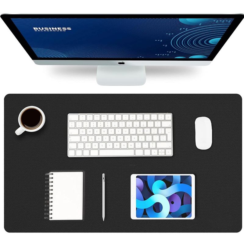 GENERICO - Alfombrilla Mousepad Cuero tp Cubierta Escritorio 60x30 Cm