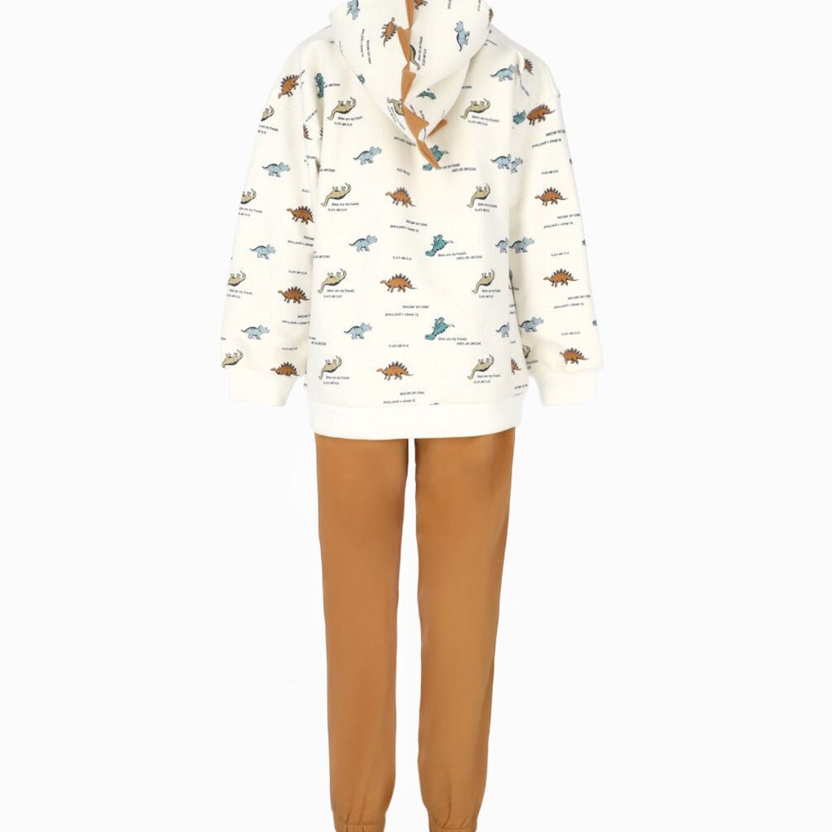 BLACK AND BLUE - Buzo niño con dinosaurios blanco Black and Blue