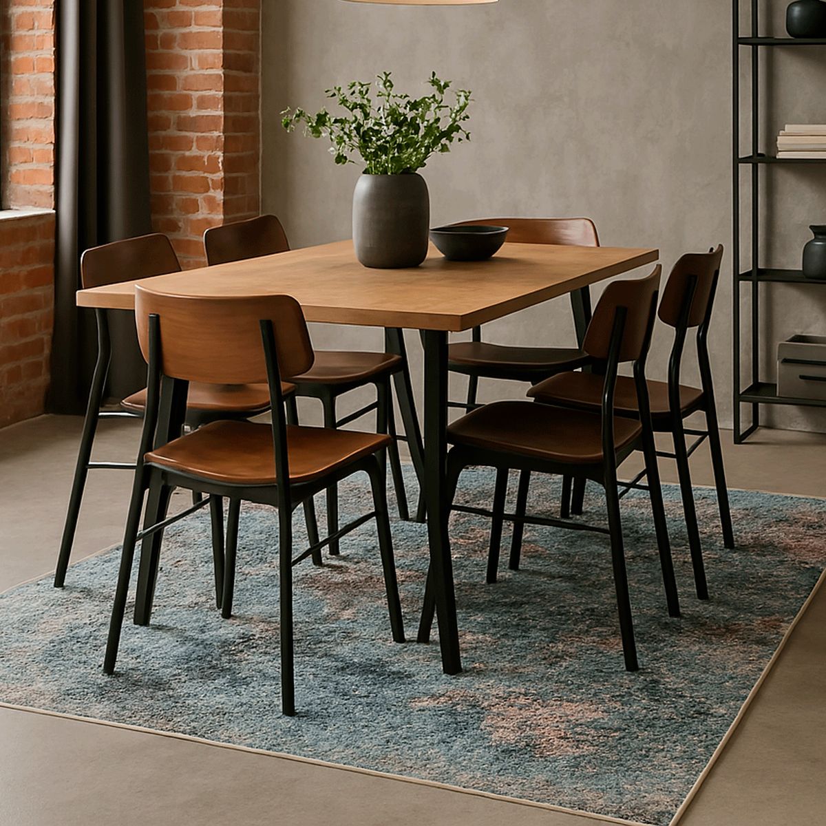 BAZHARS - ALFOMBRA BAZHARS  133X185 CM INTRIGUE 0543