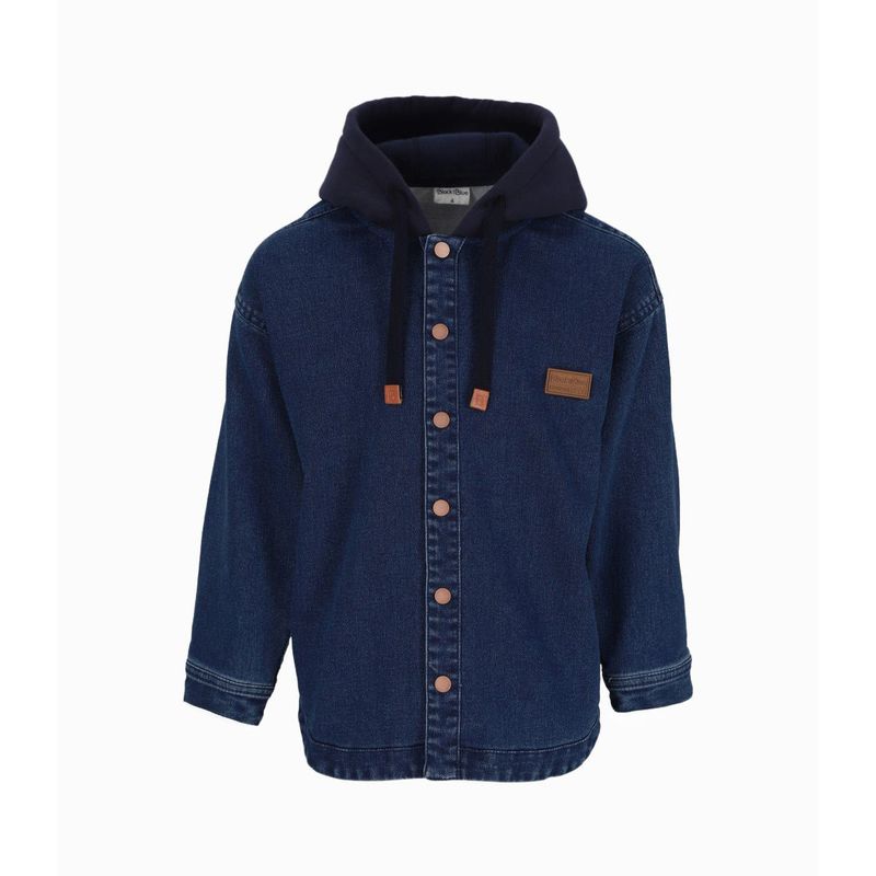 BLACK AND BLUE - Camisa niño cargo denim azul Black and Blue
