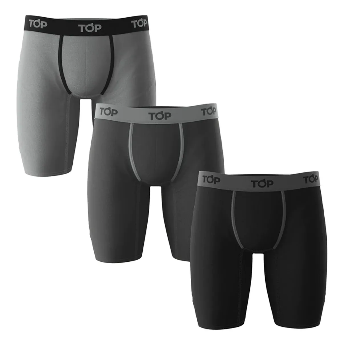 TOP - Boxers Largo Algodon Hombre