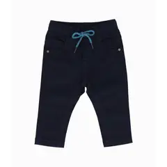 BLACK AND BLUE - Pantalón bebés básico azul marino