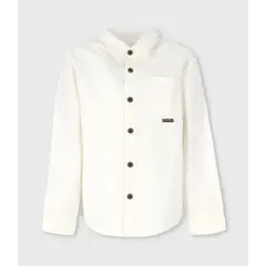 BLACK AND BLUE - Camisa niño básica blanco