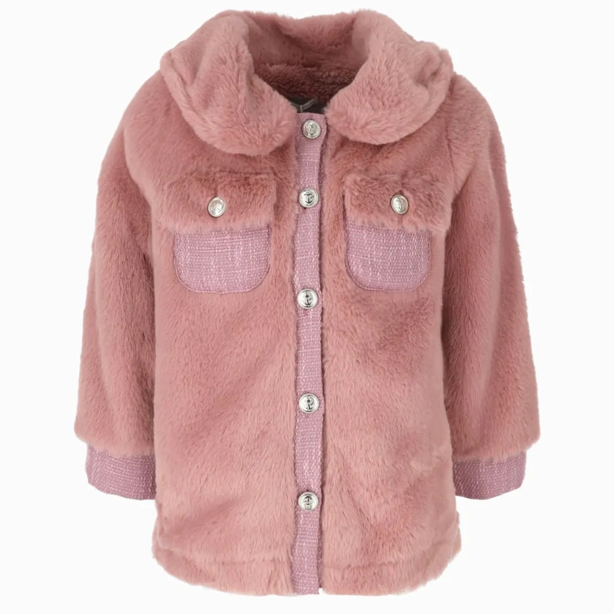 LIMONADA - Chaqueta niña sherpa palo rosa Limonada