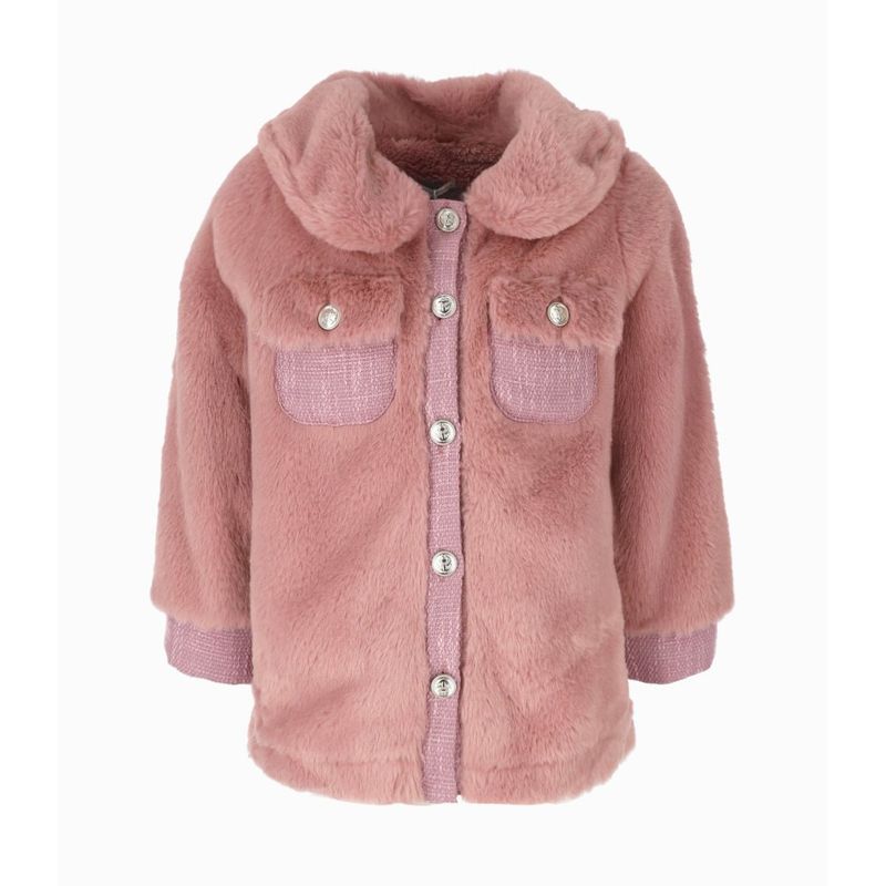 LIMONADA - Chaqueta niña sherpa palo rosa Limonada