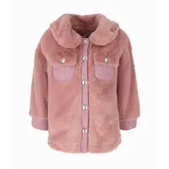 LIMONADA - Chaqueta niña sherpa palo rosa