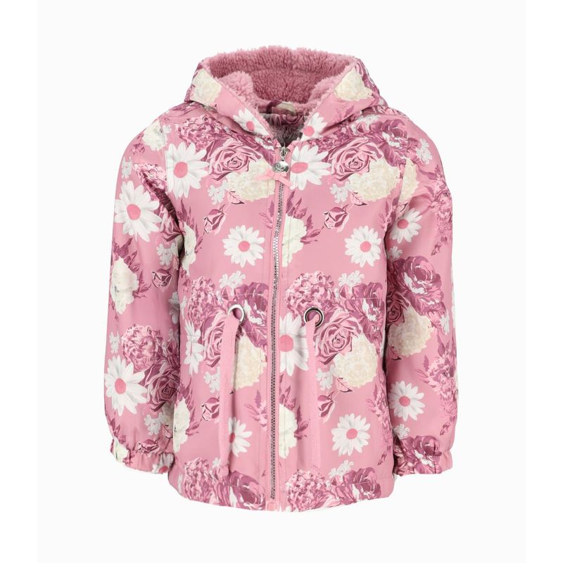 LIMONADA - Chaqueta niña floreada palo rosa Limonada