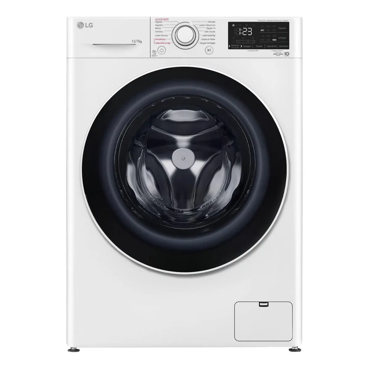 LG - Lavadora Secadora LG 12 Kg-7 Kg Inverter Wd12wvc5s6