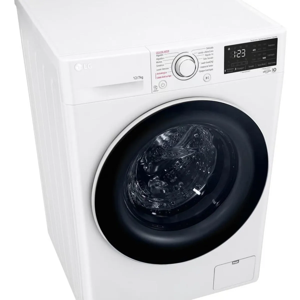 LG - Lavadora Secadora LG 12 Kg-7 Kg Inverter Wd12wvc5s6