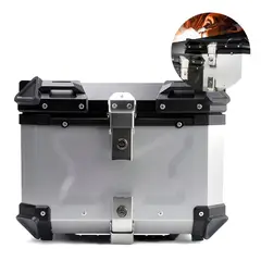 GENERICO - Maleta Superior De Motocicleta 55 Lt Gris