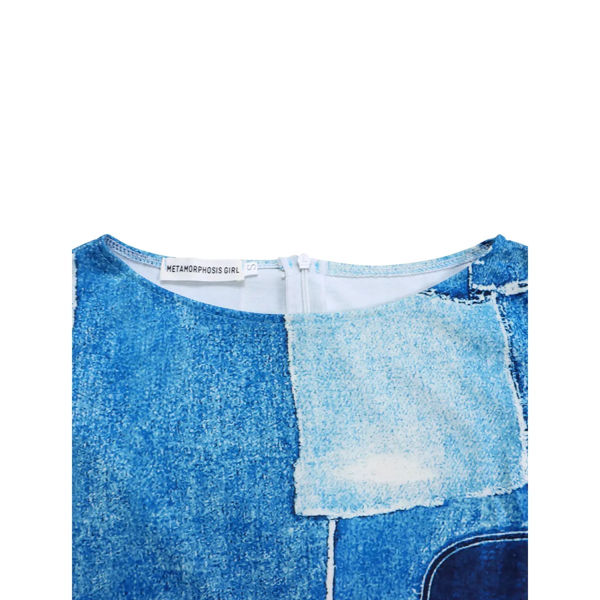 TIOZONEY - Vestido estampado con cordones para mujer