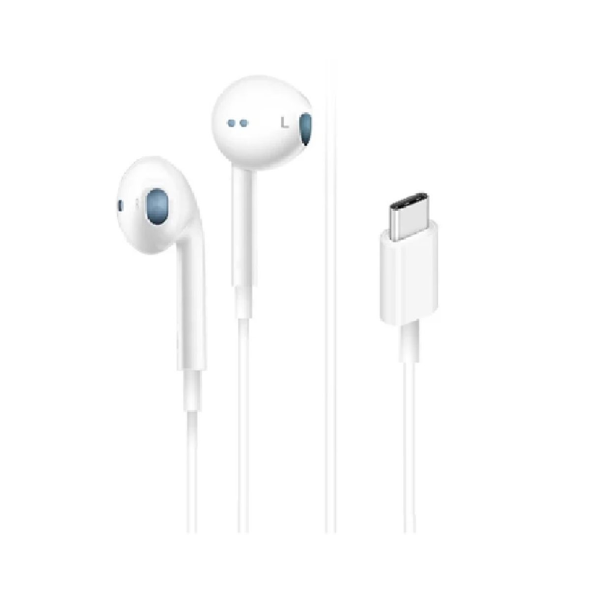 GENERICO - Audífonos con cable para iPhone tipo C manos libres