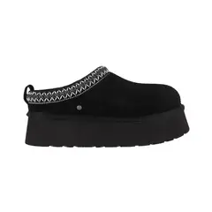 BAMERS - Pantufla Mujer Piemonte Cuero Negro
