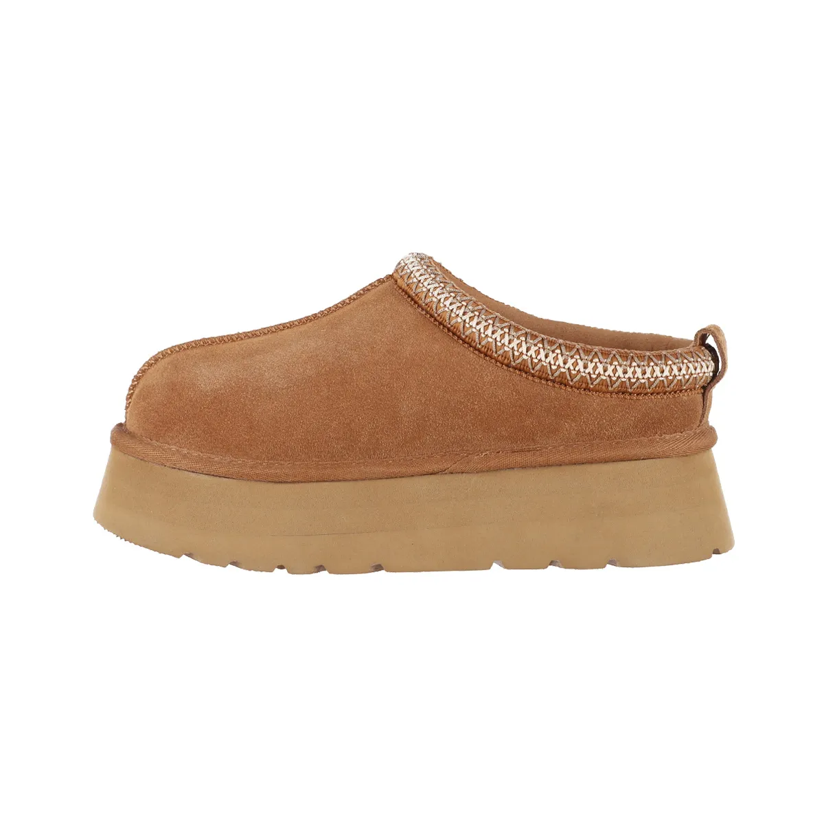 BAMERS - Zueco Mujer Cuero Bamers Piamonte Caramelo