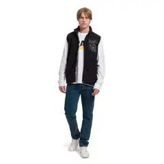 CAT - Polar Sin Mangas Fleece Utility Hombre Negro