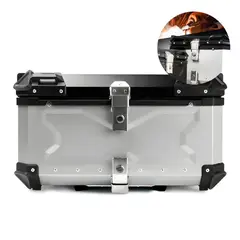 GENERICO - Maleta Superior De Motocicleta 65 Lt Gris