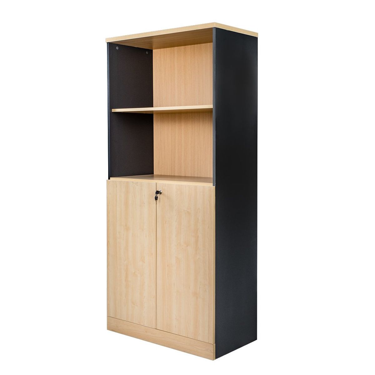 GENERICO - Estante con Puerta batiente 173 X 80 X 40 cm. Laminado Compacto.