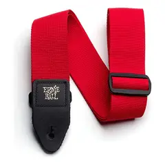 ERNIE BALL - Correa Polypro Rojo