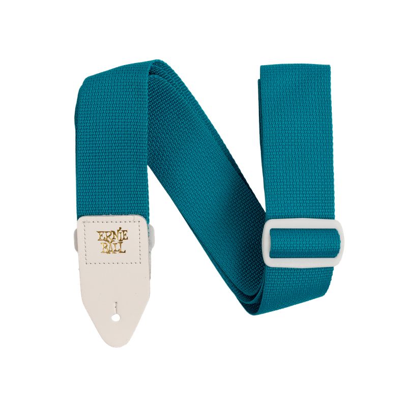 ERNIE BALL - Correa Ernie Ball Polypro Teal & White
