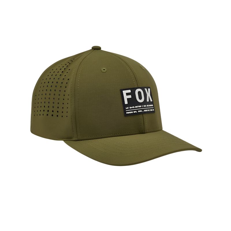 FOX RACING - Gorra Fox Flexfit Tech Non Stop Verde Olivo