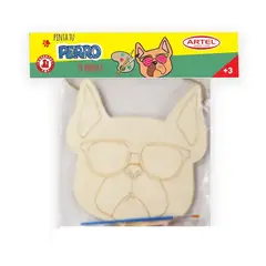 ARTEL - Figura de madera Perro para pintar