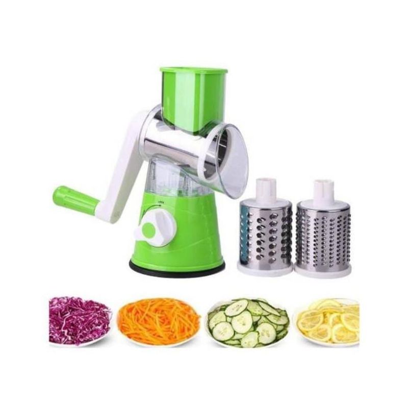 GENERICO - Cortador triturador de verduras rallador quesos multifuncional
