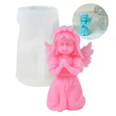 GENERICO - Molde De Silicona Para Vela Angelita Orando 95x58cm