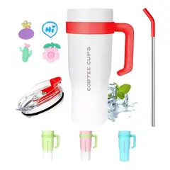 GENERICO - Vaso térmico mug de acero inoxidable 12 L frío y calor
