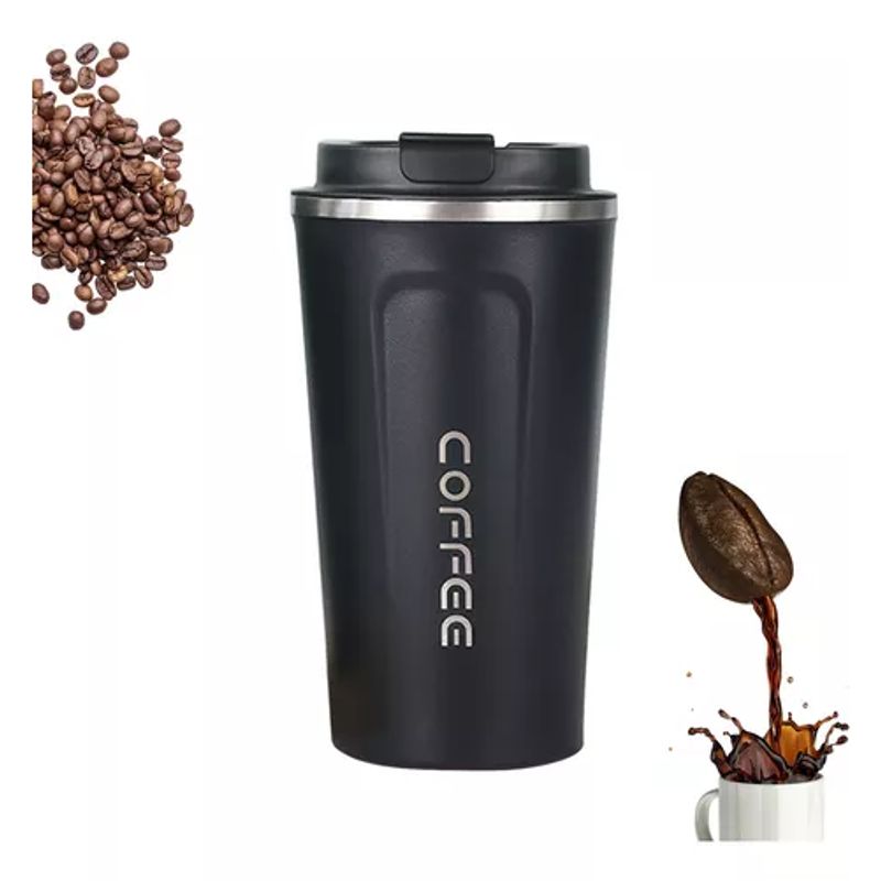 GENERICO - Botella térmica de café acero inoxidable para agua y té caliente