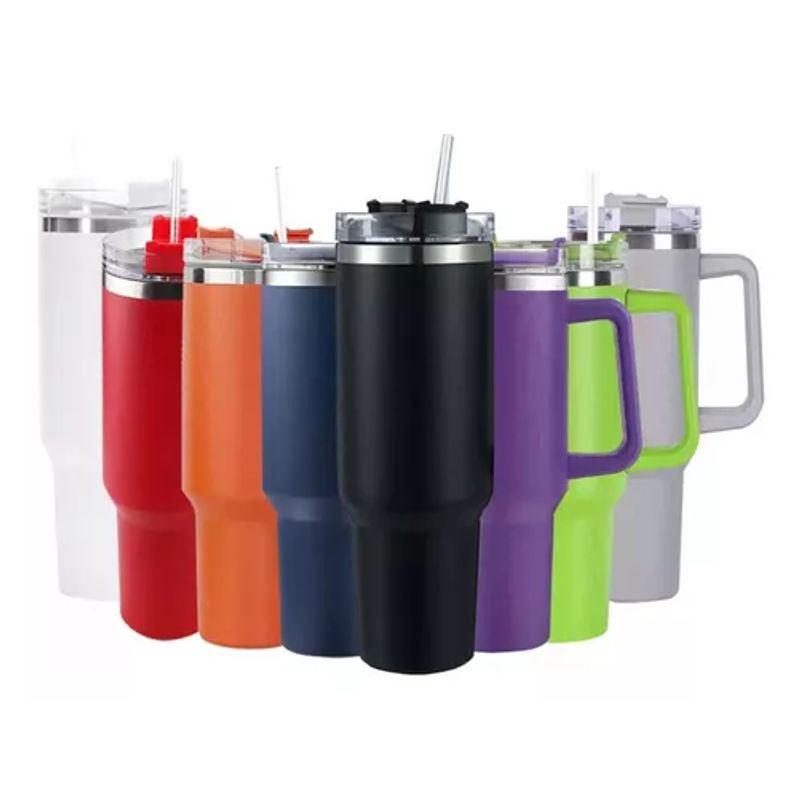 GENERICO - Vaso mug termo térmico 12 litros inoxidable frío y calor color blanco