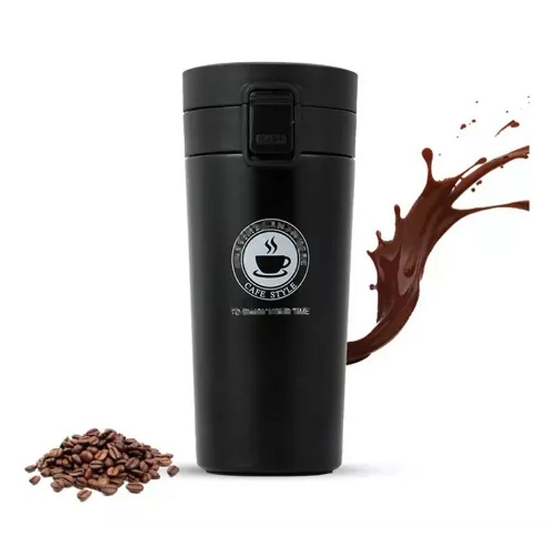 GENERICO - Termo de café de acero inoxidable taza de agua caliente 380 ml