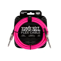 ERNIE BALL - Flex Instrument Cable StraightStraight 10ft - Pink