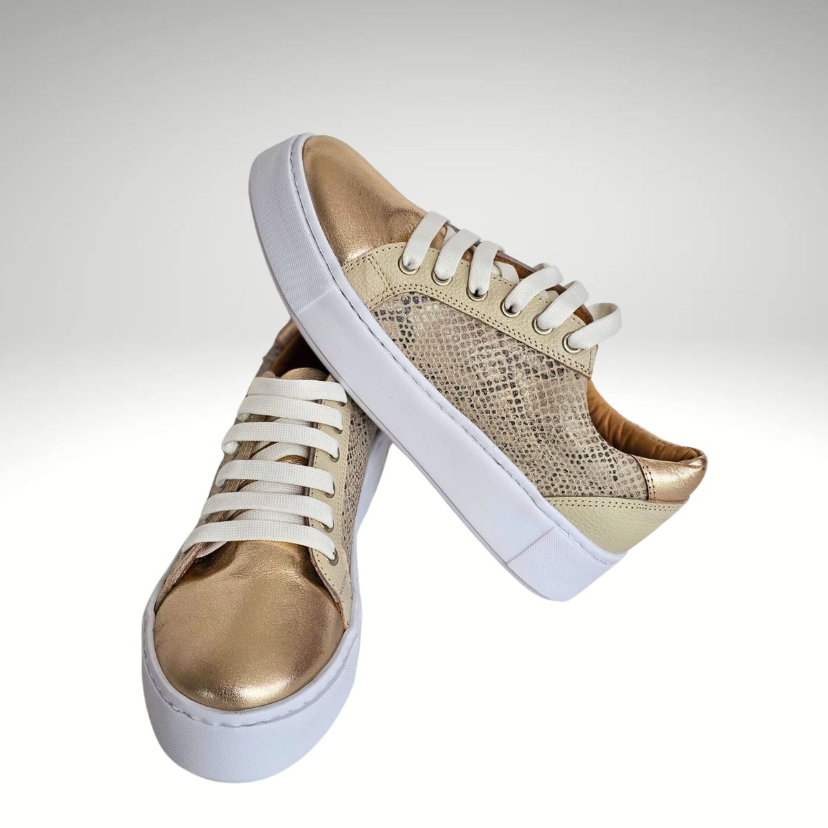 ANNY OUTFITS - Zapatilla Lara Cuero Urbana