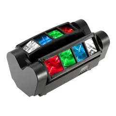 IRM - Cabeza Movil Dmx Led Spider Beam Rgbw 8x3w Luz Disco
