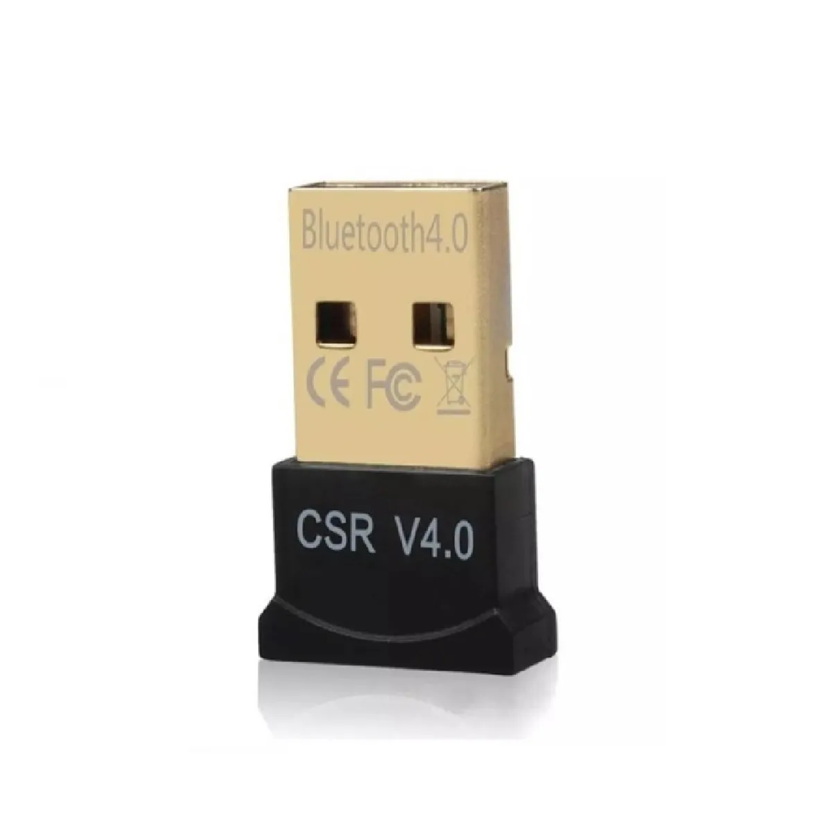 GENERICO - Adaptador Transmisor Receptor USB Bluetooth 4.0 Para PC Notebook