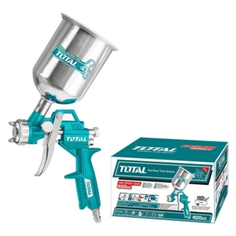 TOTAL TOOLS - Pistola De Pintar Neumática 400Cc Total Tat10401
