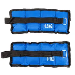 GENERICO - Par de tobilleras de lastre 0,5 kg c/u