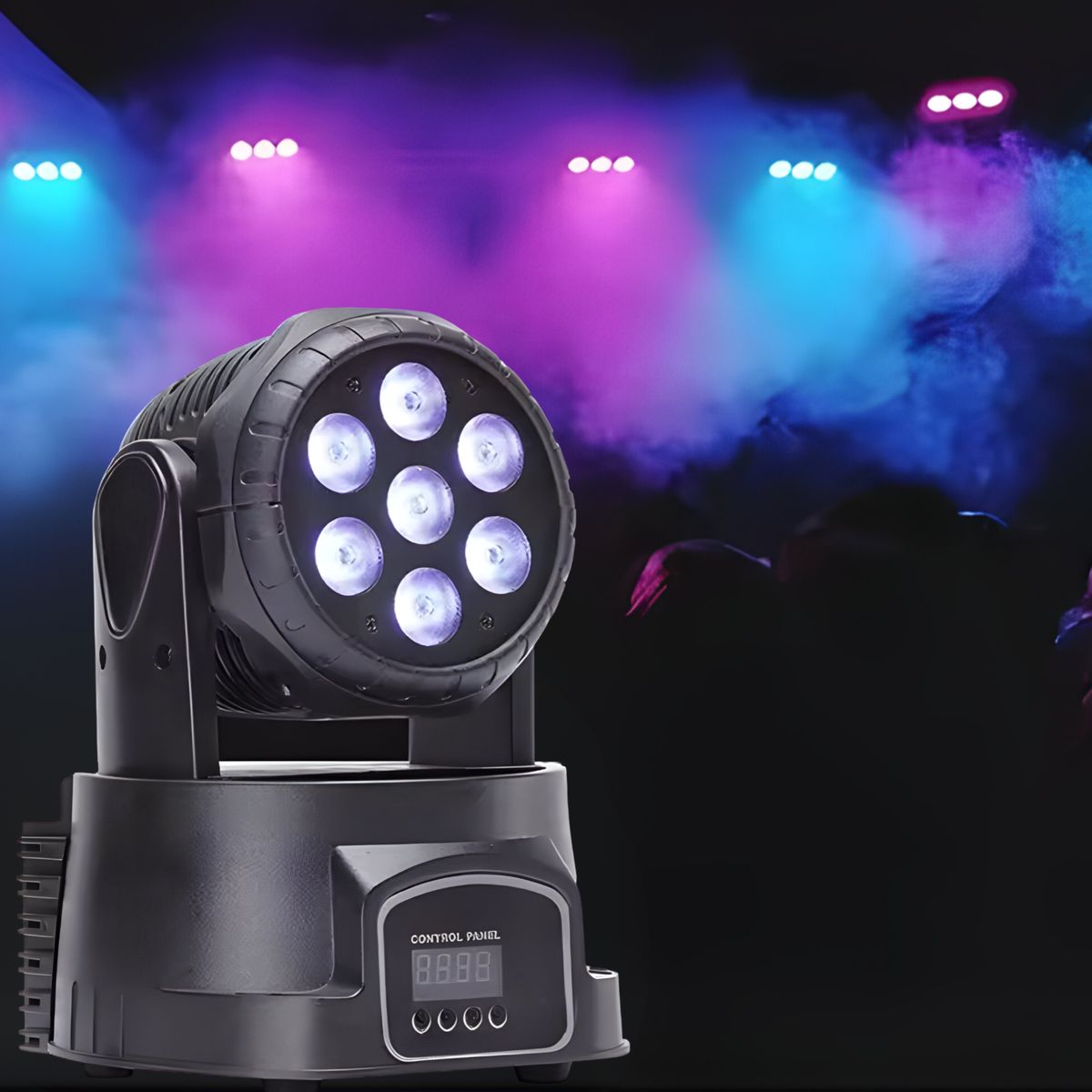 OEM - Cabeza Robótica Ritmica DMX DJPower Full RGB LED 56W M070Pro