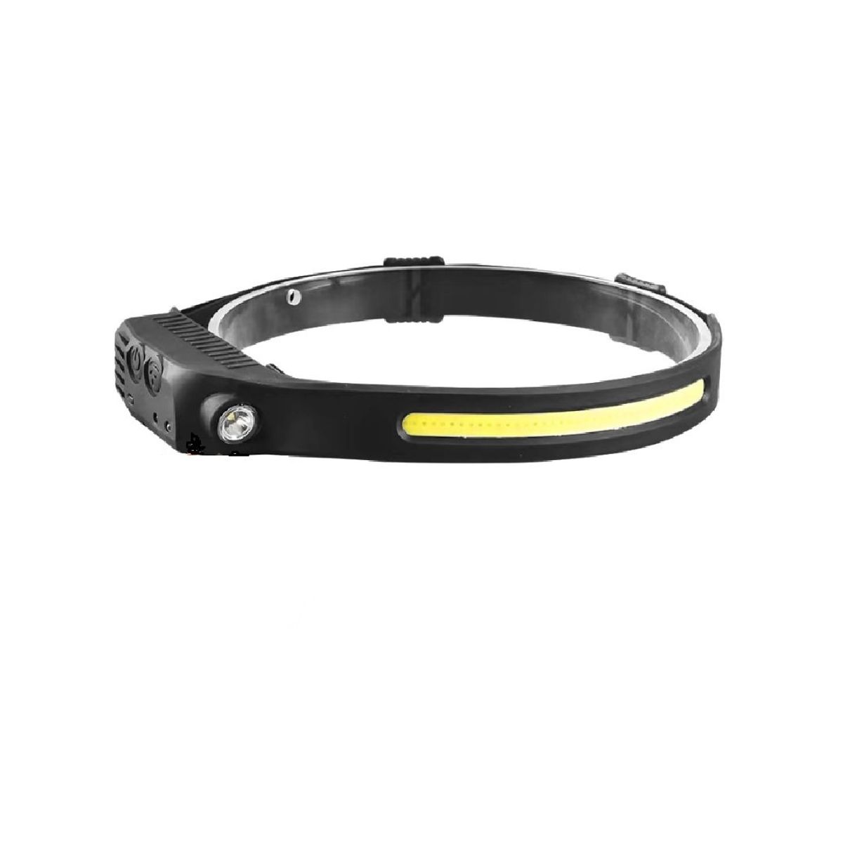GENERICO - Luz Linterna Cintillo Cabeza 1 Tira Led Doble Sensor Recargable USB
