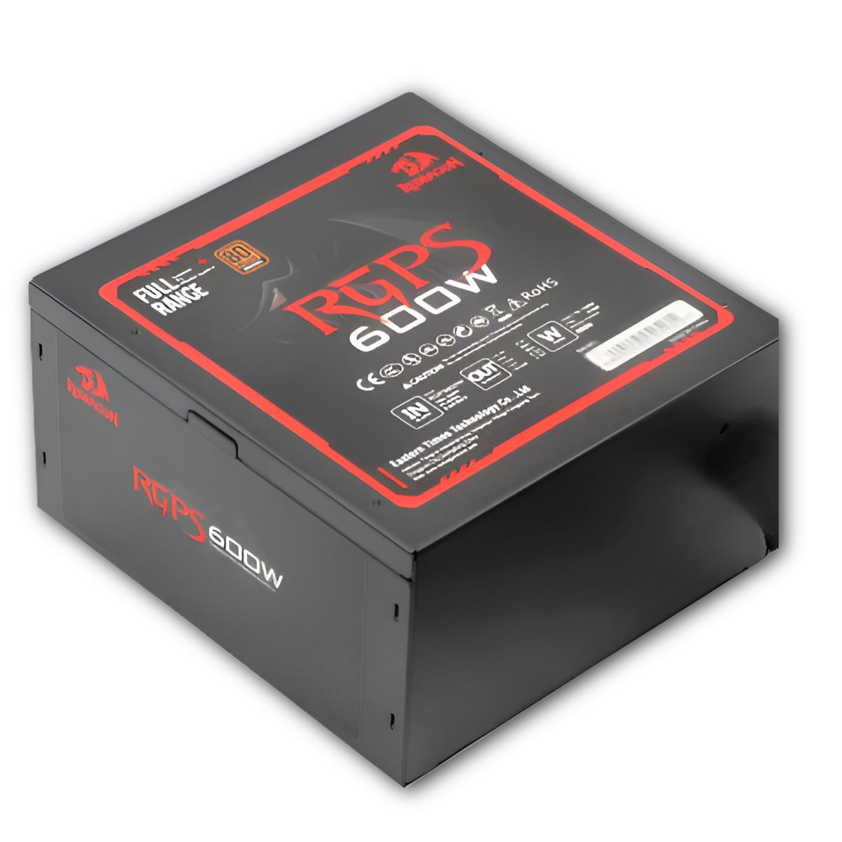 REDRAGON - Fuente De Poder Gamer Redragon 600W 80 Plus High Power