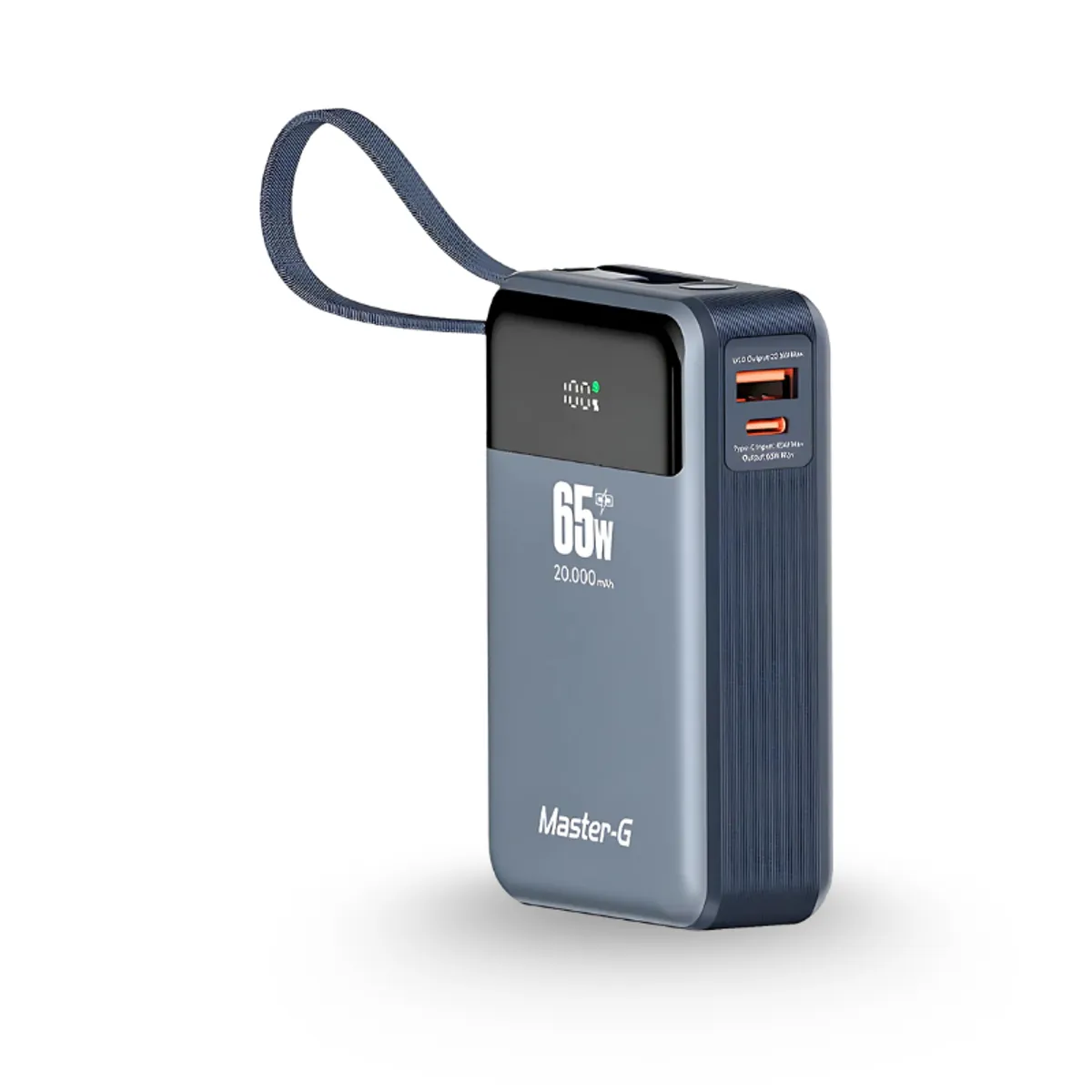 MASTER G - Cargador Portátil 20,000 mAh 65 W