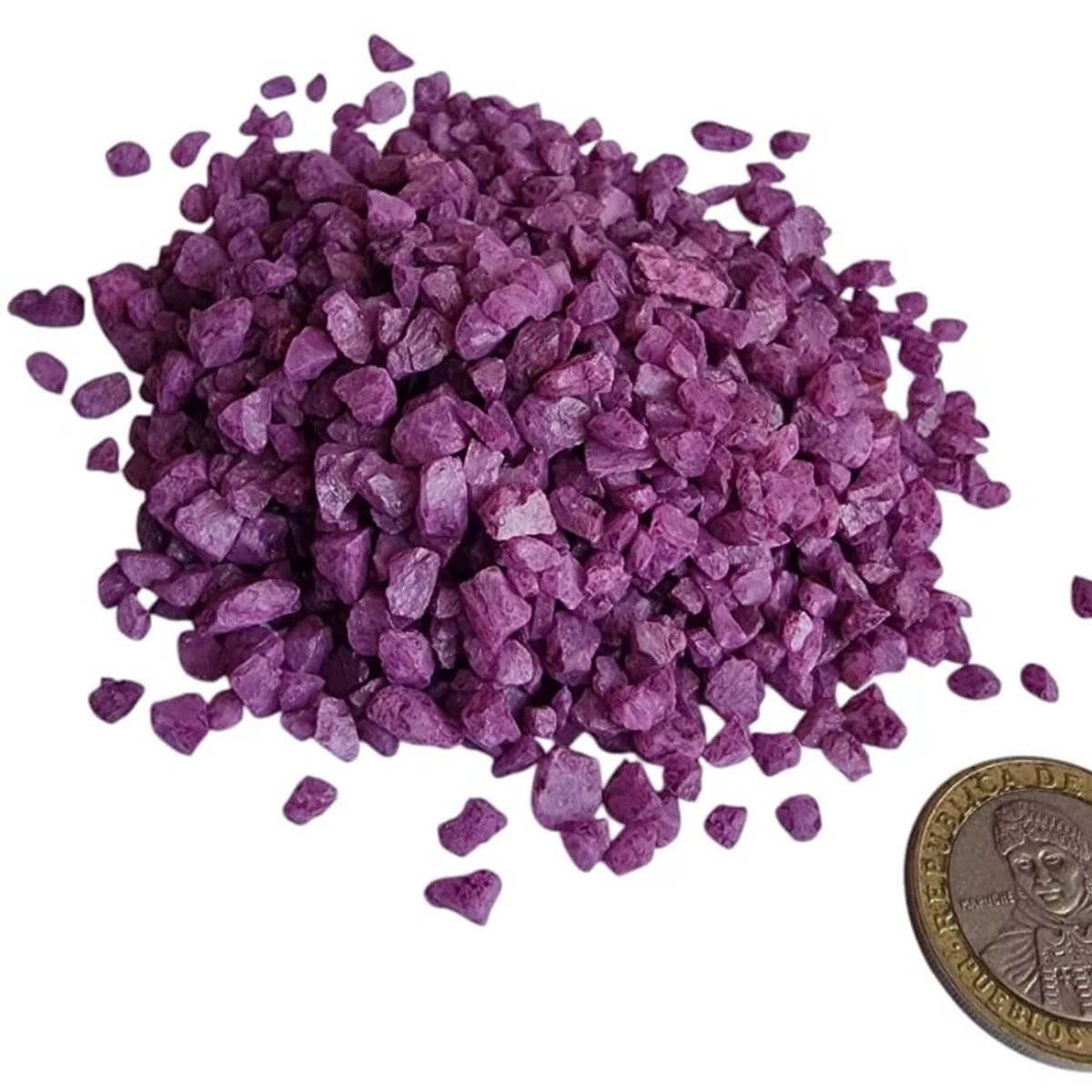 GENERICO - Cuarzo Tamaño Arroz. 6 Colores. 500 GR c/u, Pack  N°8